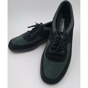 Ladies ROMIKA black/Green  lace-up Suede shoes size 37